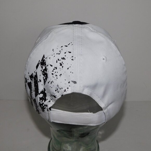 HONDA RPM X1000 Full Fit OS Adjustable Hat Cap Black White - Picture 7 of 11